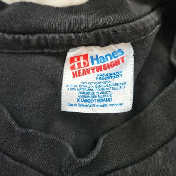 Vintage Hard Rock Cafe Edmonton XL Single Stitch Black Men's T Shirt - Picture 3 of 4